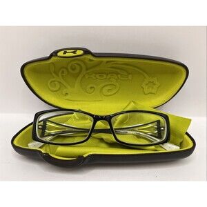 Kaoli Eyeglasses Morel France 6695K NW176 with case Frames Only Black 53-15-135
